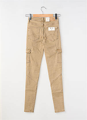 Pantalon cargo slim beige MUSTANG femme