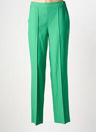 Pantalon slim taille élastique vert JULIE GUERLANDE femme