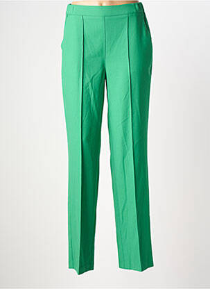 Pantalon slim taille élastique vert JULIE GUERLANDE femme