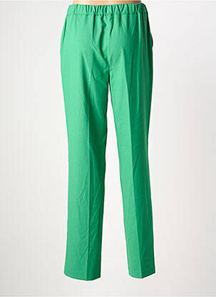 Pantalon slim taille élastique vert JULIE GUERLANDE femme