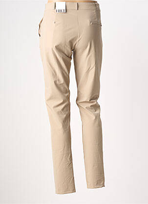 Pantalon slim poches beige HBT femme