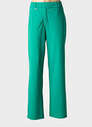 Pantalon slim poches vert HBT femme