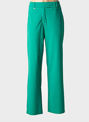 Pantalon slim poches vert HBT femme