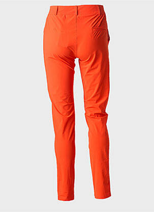 Pantalon slim poches orange HBT femme