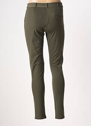 Pantalon slim poches vert HBT femme