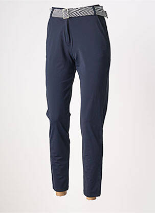 Pantalon slim poches bleu HBT femme