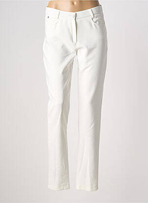 Pantalon slim poches blanc GREGORY PAT femme