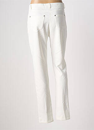 Pantalon slim poches blanc GREGORY PAT femme
