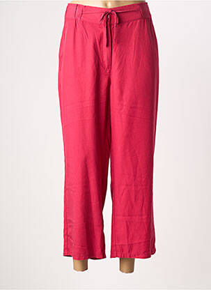 Pantalon 7/8 taille élastique rouge DIANE LAURY femme