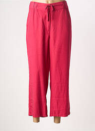 Pantalon 7/8 taille élastique rouge DIANE LAURY femme