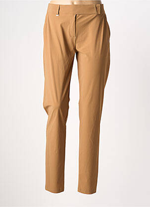 Pantalon slim beige HBT femme
