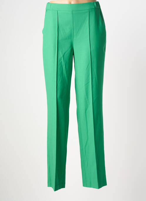 Pantalon slim taille élastique vert JULIE GUERLANDE femme