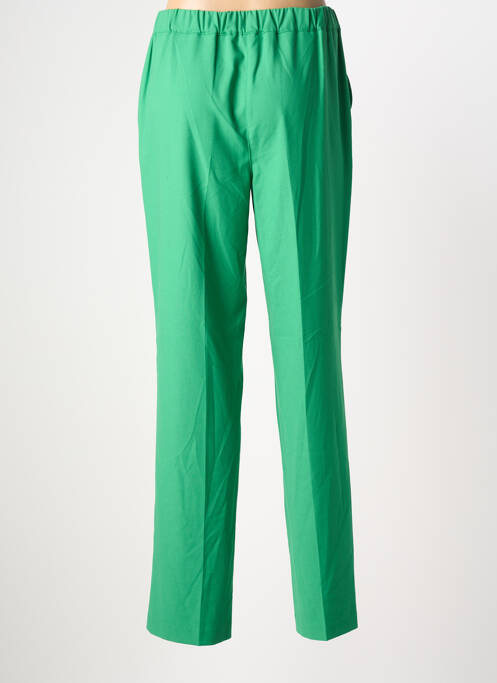 Pantalon slim taille élastique vert JULIE GUERLANDE femme