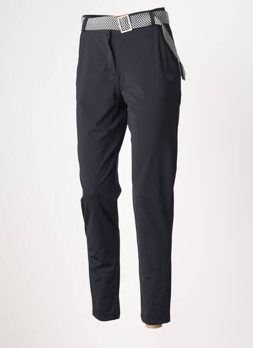 Pantalon slim poches bleu HBT femme