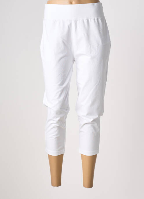Pantacourt blanc CECIL femme