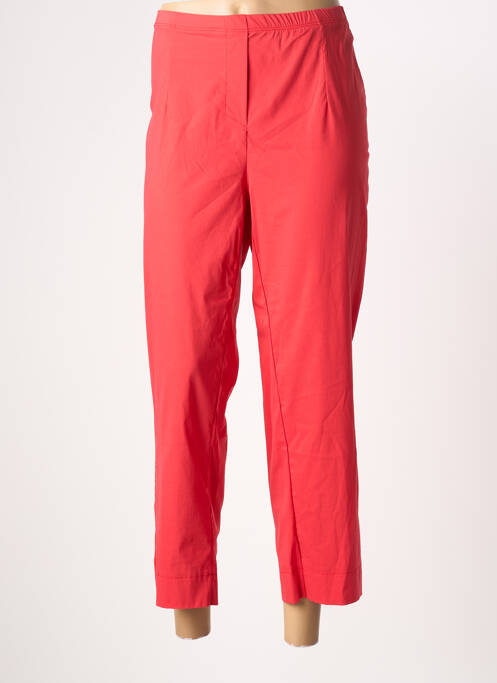 Pantalon 7/8 rouge POISSONS BLANCS femme