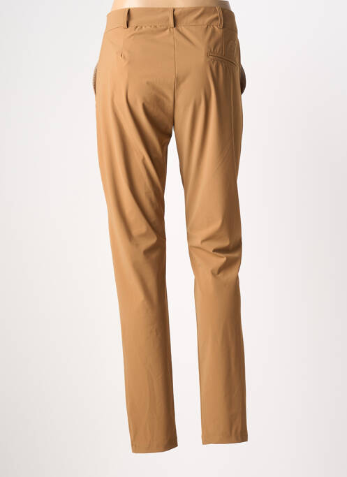 Pantalon slim beige HBT femme