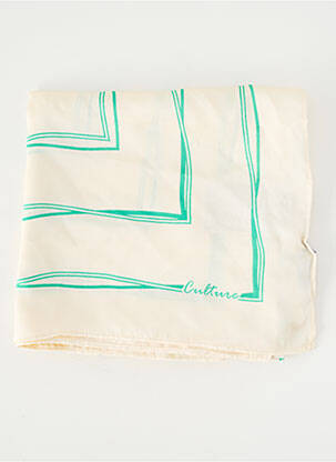 Foulard effet matière satinée beige CULTURE femme