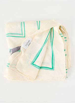 Foulard effet matière satinée beige CULTURE femme