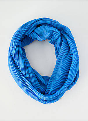 Foulard coutures renforcées bleu CECIL femme