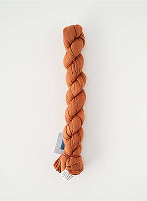 Foulard tissage popeline marron COWO femme