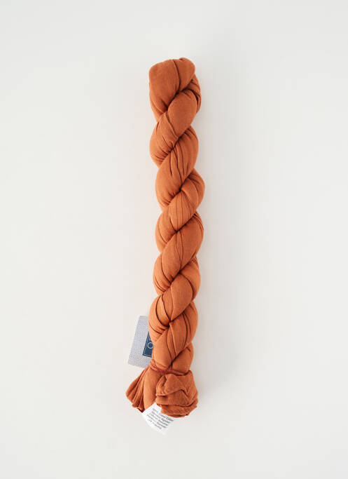 Foulard tissage popeline marron COWO femme