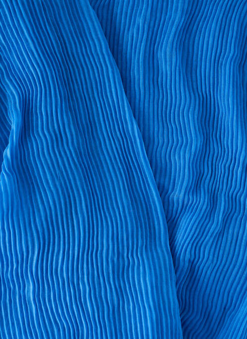 Foulard coutures renforcées bleu CECIL femme