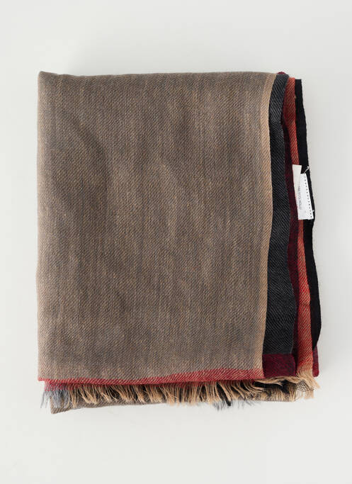 Foulard tissage popeline rouge COWO femme