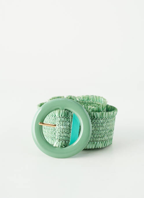 Ceinture coutures renforcées vert C'EST BEAU LA VIE femme