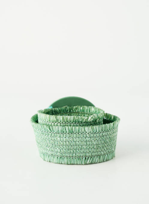Ceinture coutures renforcées vert C'EST BEAU LA VIE femme
