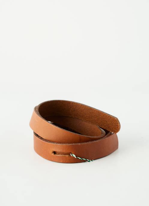 Ceinture coutures renforcées marron CECIL femme