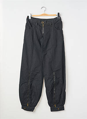 Pantalon droit tissage popeline taille basse noir LEVI'S femme