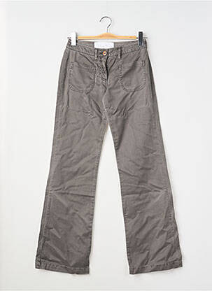 Pantalon flare stretch taille basse gris SESSUN femme
