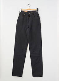 Jeans coupe droite taille haute taille haute noir CEDIXSEPT femme