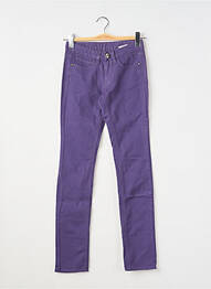 Jeans coupe slim taille normale taille normale violet LORD RICHARDS femme
