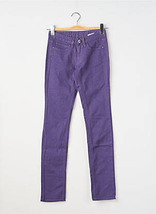 Jeans coupe slim taille normale taille normale violet LORD RICHARDS femme
