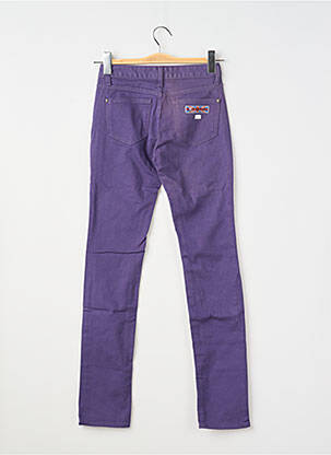 Jeans coupe slim taille normale taille normale violet LORD RICHARDS femme