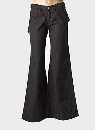 Pantalon flare stretch taille basse noir LA BRIGADA INTERNACIONAL femme