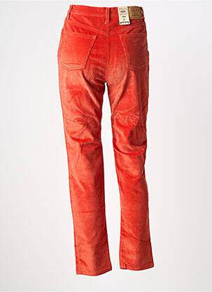Pantalon slim taille haute taille haute orange DODGE femme