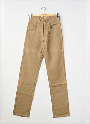 Jeans coupe droite marron CEDIXSEPT femme