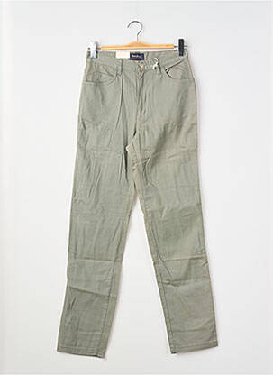 Jeans coupe slim vert JACKPOT femme