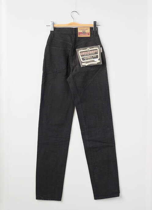 Jeans coupe droite taille haute taille haute noir CEDIXSEPT femme