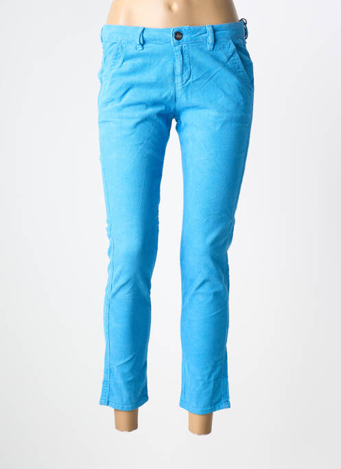 Pantalon 7/8 stretch taille basse bleu FIRE FACE femme