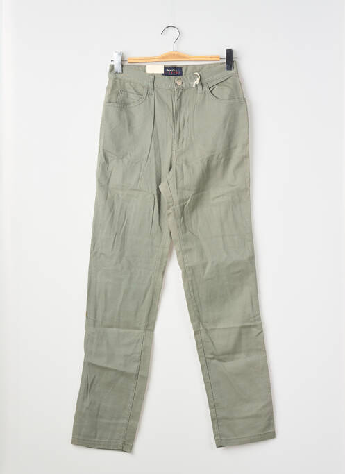 Jeans coupe slim vert JACKPOT femme