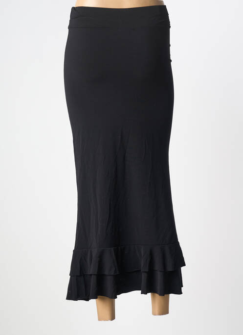 Jupe longue noir CHRISTELLE femme