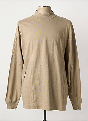 T-shirt coupe cintrée manches longues marron ALAN RED homme