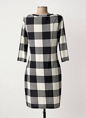 Robe mi-longue manches 3/4 manches 3/4 noir MOLLY BRACKEN femme