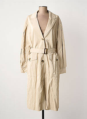 Trench coupe cintrée sans capuche gris IMPERIAL femme