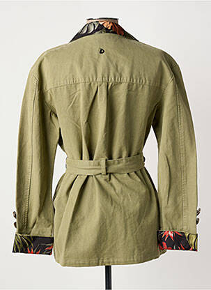 Veste casual col tailleur vert DIXIE femme