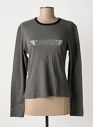 T-shirt manches longues manches longues gris CAROCHE femme
